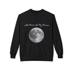 Inspirational Moon Graphic Crewneck Sweatshirt