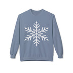 Snowflake Crewneck Sweatshirt — Frosty Winter Graphic Pullover