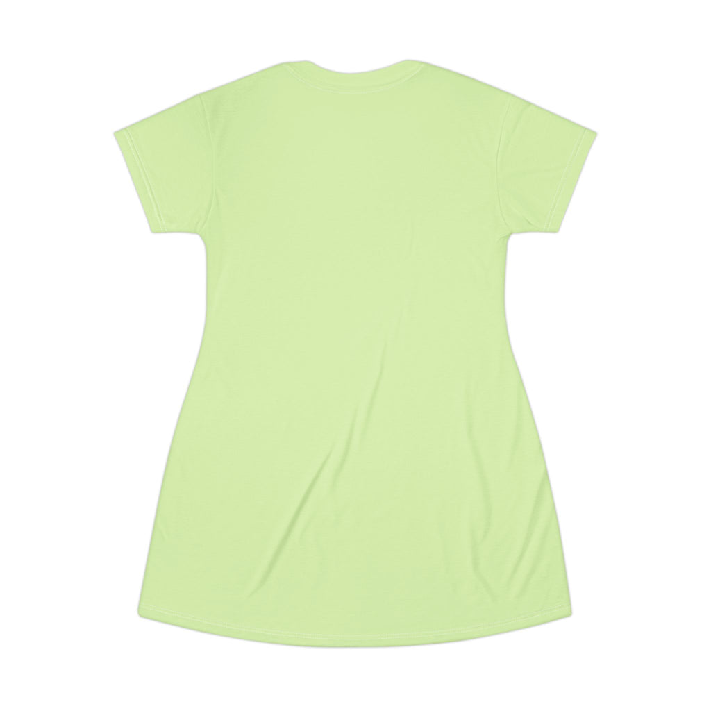 Zen Rainbow Chakra T-Shirt Dress for Relaxation