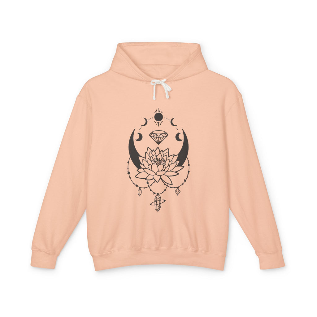 Lotus & Moon Unisex Lightweight Hooded Sweatshirt