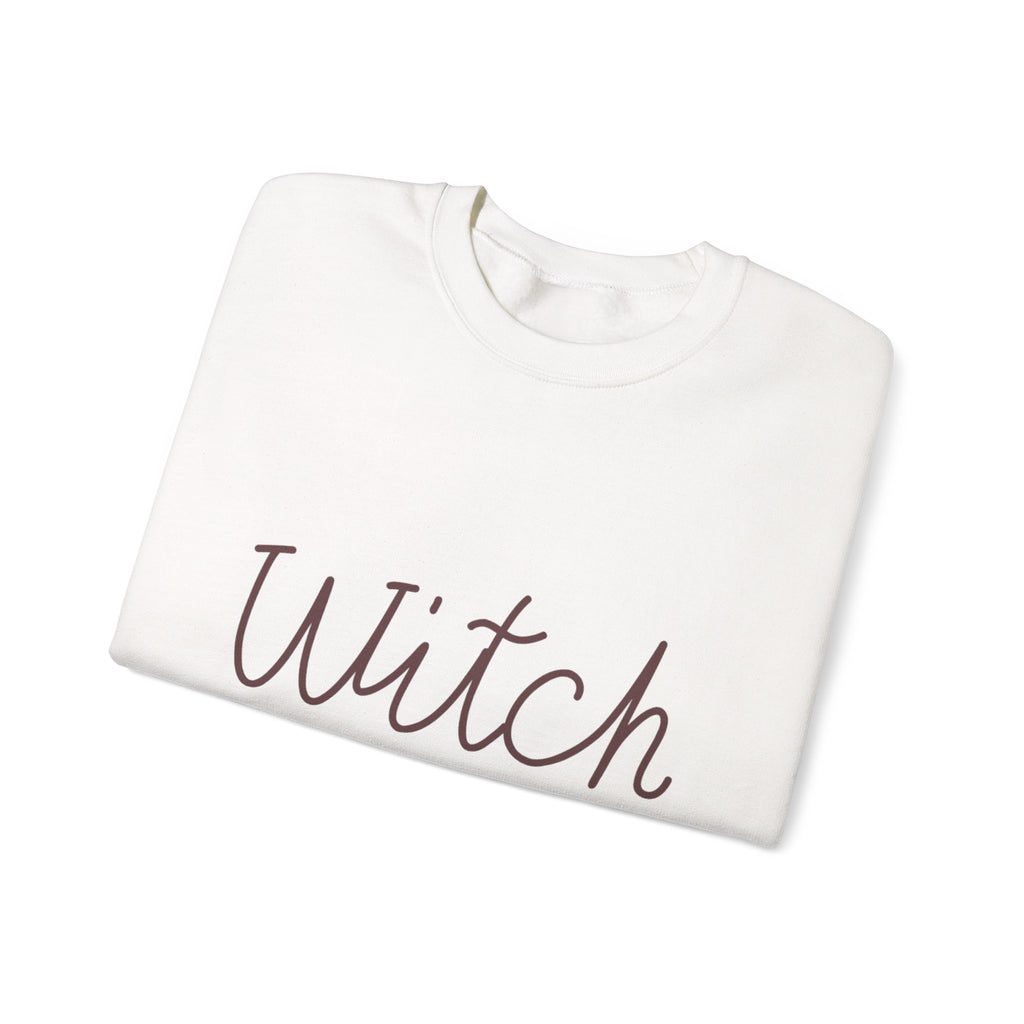 Witch Sweatshirt - Cozy Unisex Crewneck, Gift for Witches, Halloween Apparel, Casual Vibe, Everyday Comfort