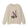 Floral Moon Sweatshirt — Lavender Bouquet Crewneck
