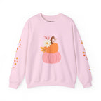 Autumn Harvest Crewneck Sweatshirt - Cozy Fall Fashion, Pumpkin Sweater, Seasonal Style, Gifts for Her, Thanksgiving Decor