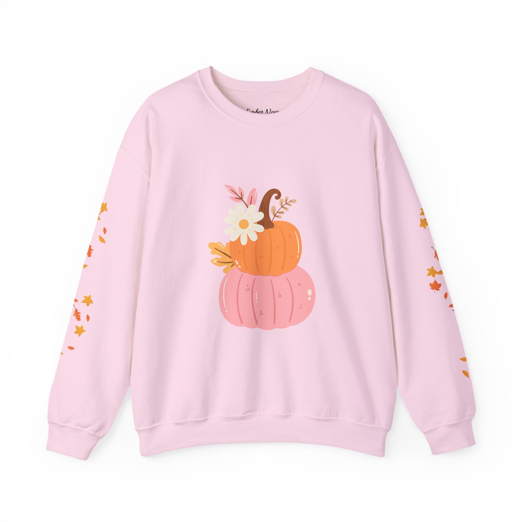 Autumn Harvest Crewneck Sweatshirt - Cozy Fall Fashion, Pumpkin Sweater, Seasonal Style, Gifts for Her, Thanksgiving Decor