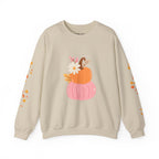 Autumn Harvest Crewneck Sweatshirt - Cozy Fall Fashion, Pumpkin Sweater, Seasonal Style, Gifts for Her, Thanksgiving Decor