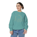 Cozy Wave-Printed Unisex Sweatshirt