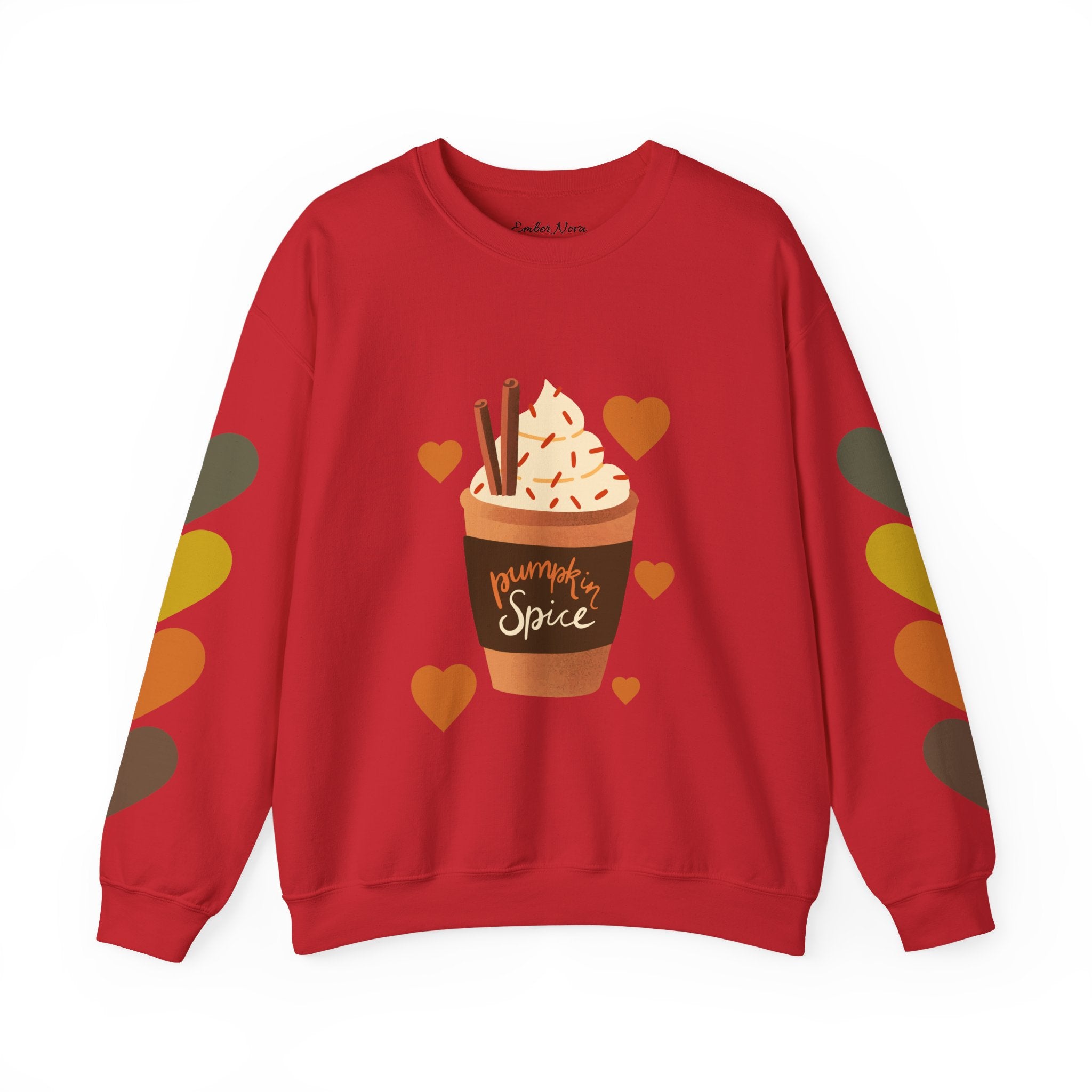 Fall Vibes Pumpkin Spice Sweatshirt, Cozy Apparel for Autumn Lovers, Perfect for Thanksgiving, Halloween and Casual Gatherings