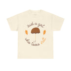 Just a Girl Who Loves Fall Tee, Unisex Autumn T-Shirt, Cozy Casual Wear, Fall Fashion, Gift for Fall Lovers, Seasonal Outfit