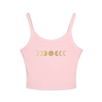 Celestial Phases Spaghetti Strap Tank Top