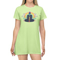 Zen Rainbow Chakra T-Shirt Dress for Relaxation