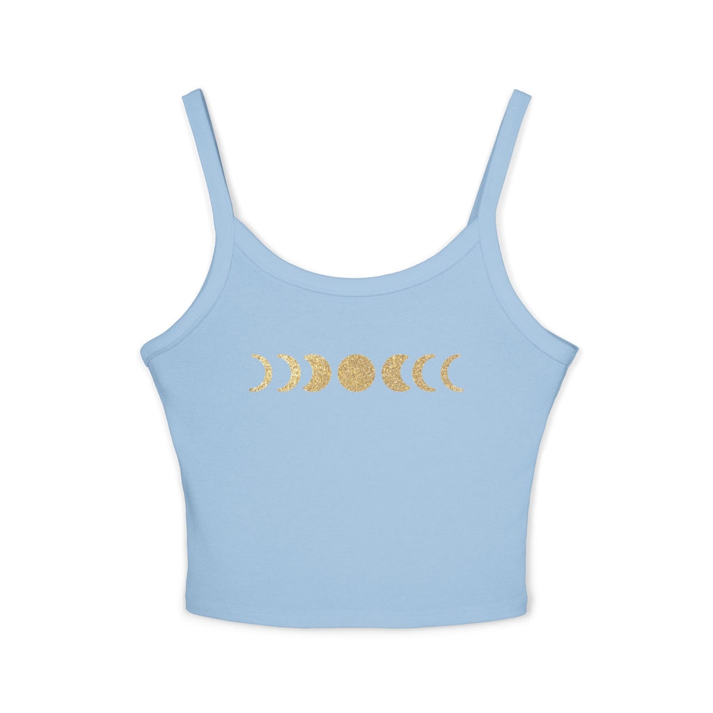 Celestial Phases Spaghetti Strap Tank Top