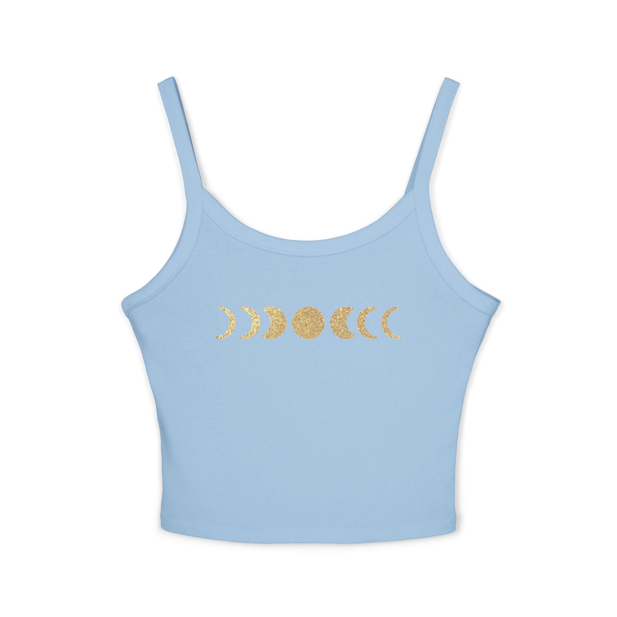 Celestial Phases Spaghetti Strap Tank Top