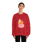 Autumn Harvest Crewneck Sweatshirt - Cozy Fall Fashion, Pumpkin Sweater, Seasonal Style, Gifts for Her, Thanksgiving Decor