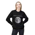Inspirational Moon Graphic Crewneck Sweatshirt