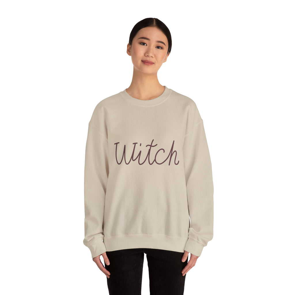 Witch Sweatshirt - Cozy Unisex Crewneck, Gift for Witches, Halloween Apparel, Casual Vibe, Everyday Comfort
