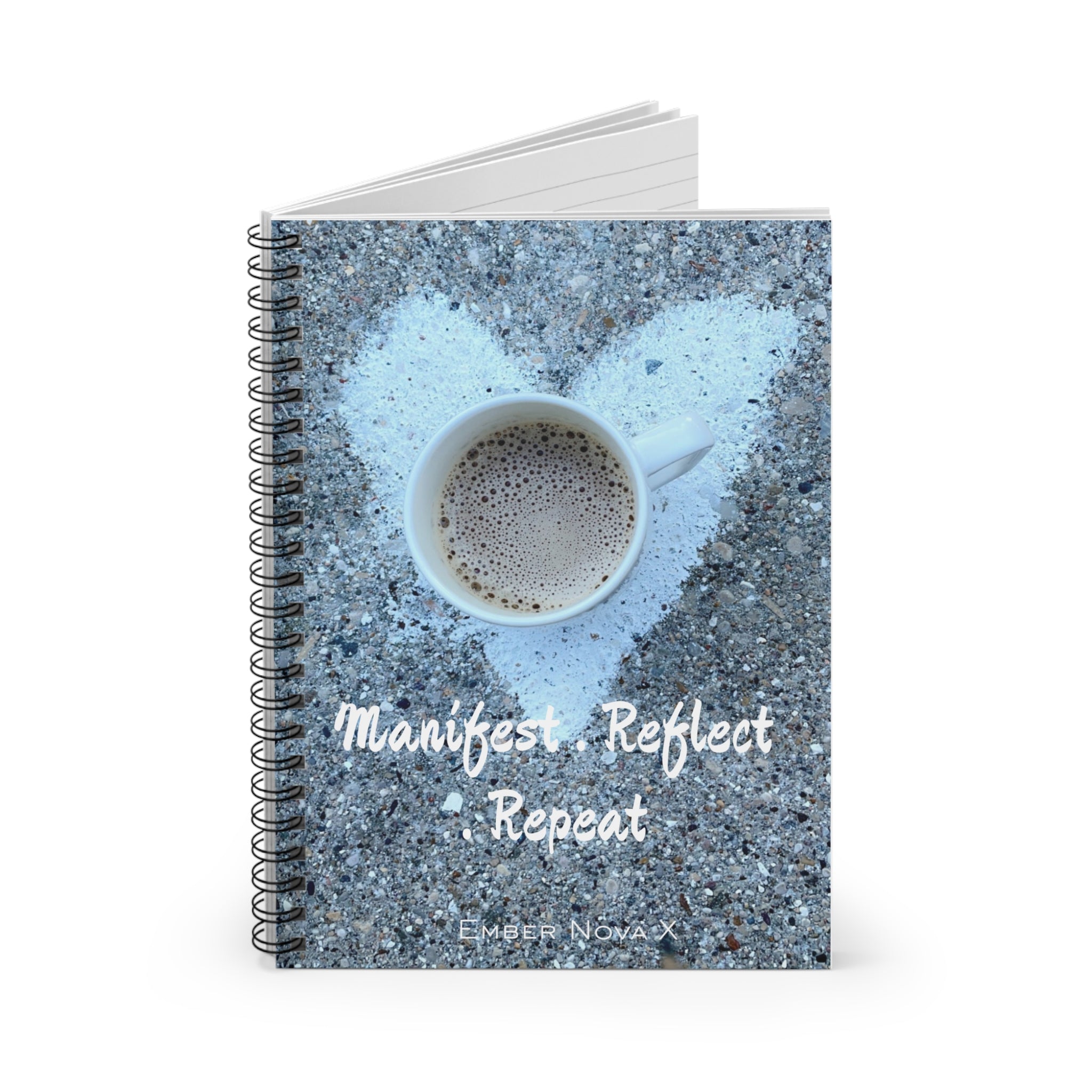 Heartfelt Coffee Spiral Notebook