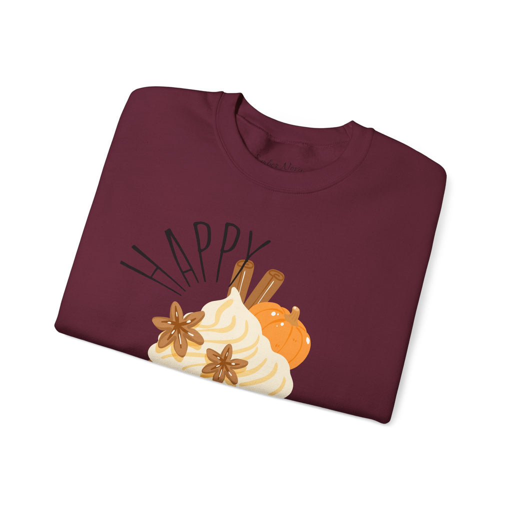 Autumn Cupcake Sweatshirt, Cozy Fall Crewneck, Unisex Sweater, Thanksgiving Apparel, Thanksgiving Gift, Seasonal Fashion