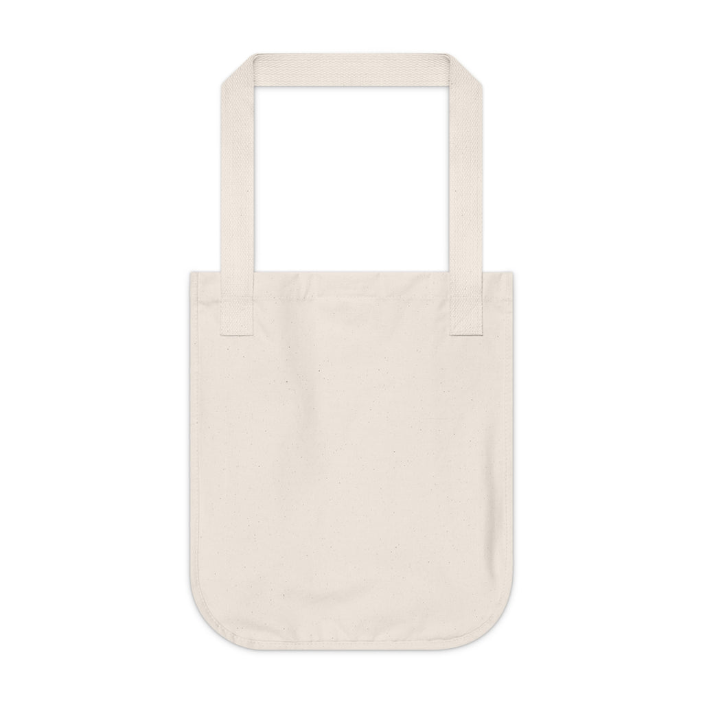 Colorful Lotus Organic Canvas Tote Bag