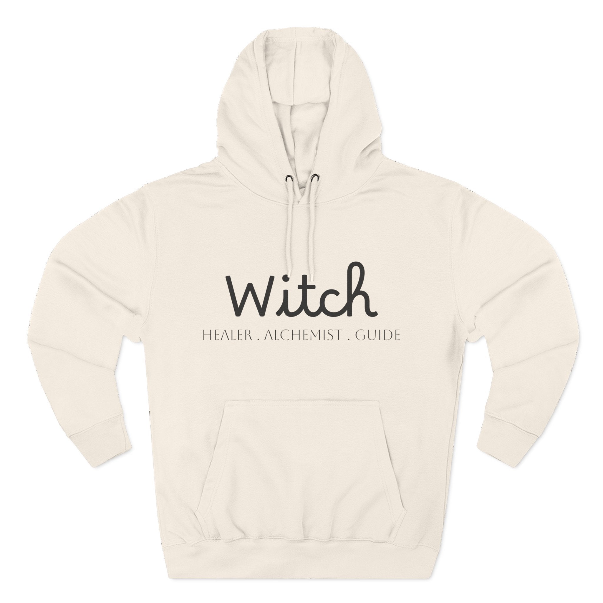 Witch Fleece Hoodie - Cozy Spellbinding Apparel for Witches, Gifts for Halloween, Winter Wear, Spiritual Gathering