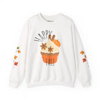 Autumn Cupcake Sweatshirt, Cozy Fall Crewneck, Unisex Sweater, Thanksgiving Apparel, Thanksgiving Gift, Seasonal Fashion