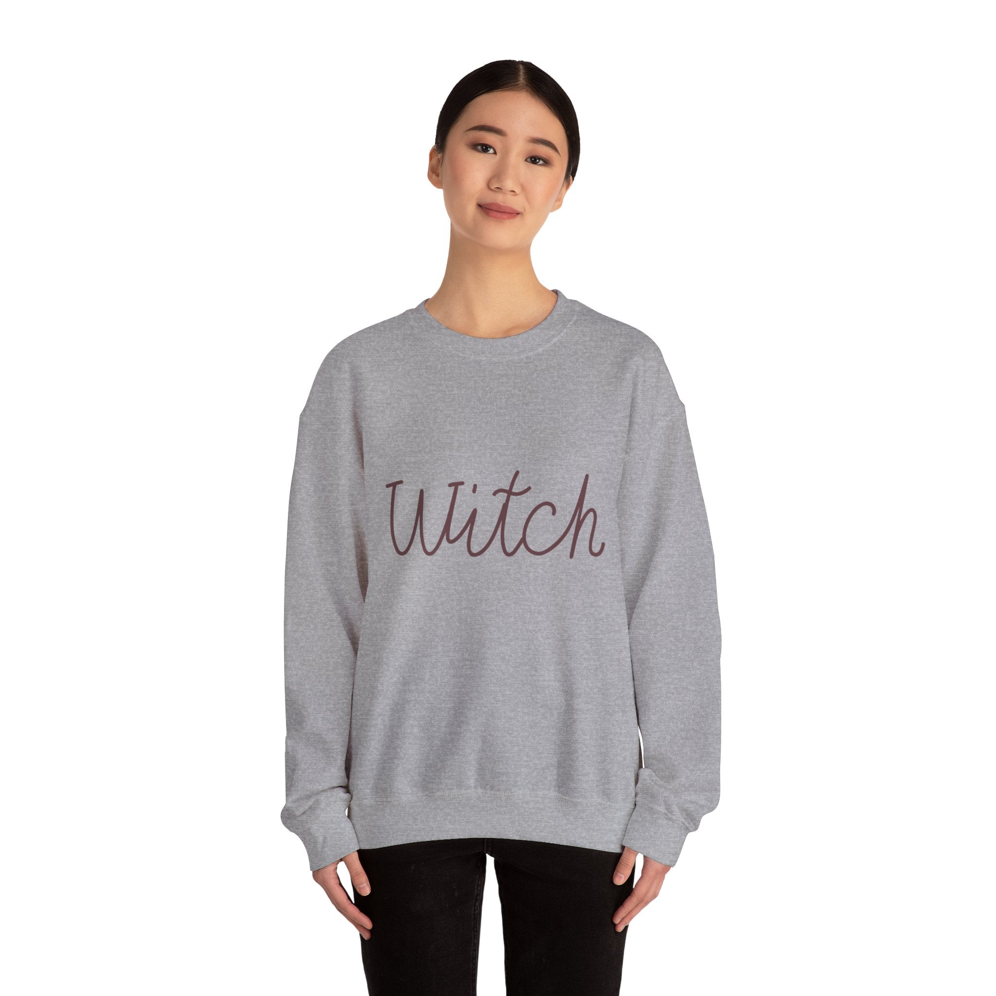Witch Sweatshirt - Cozy Unisex Crewneck, Gift for Witches, Halloween Apparel, Casual Vibe, Everyday Comfort