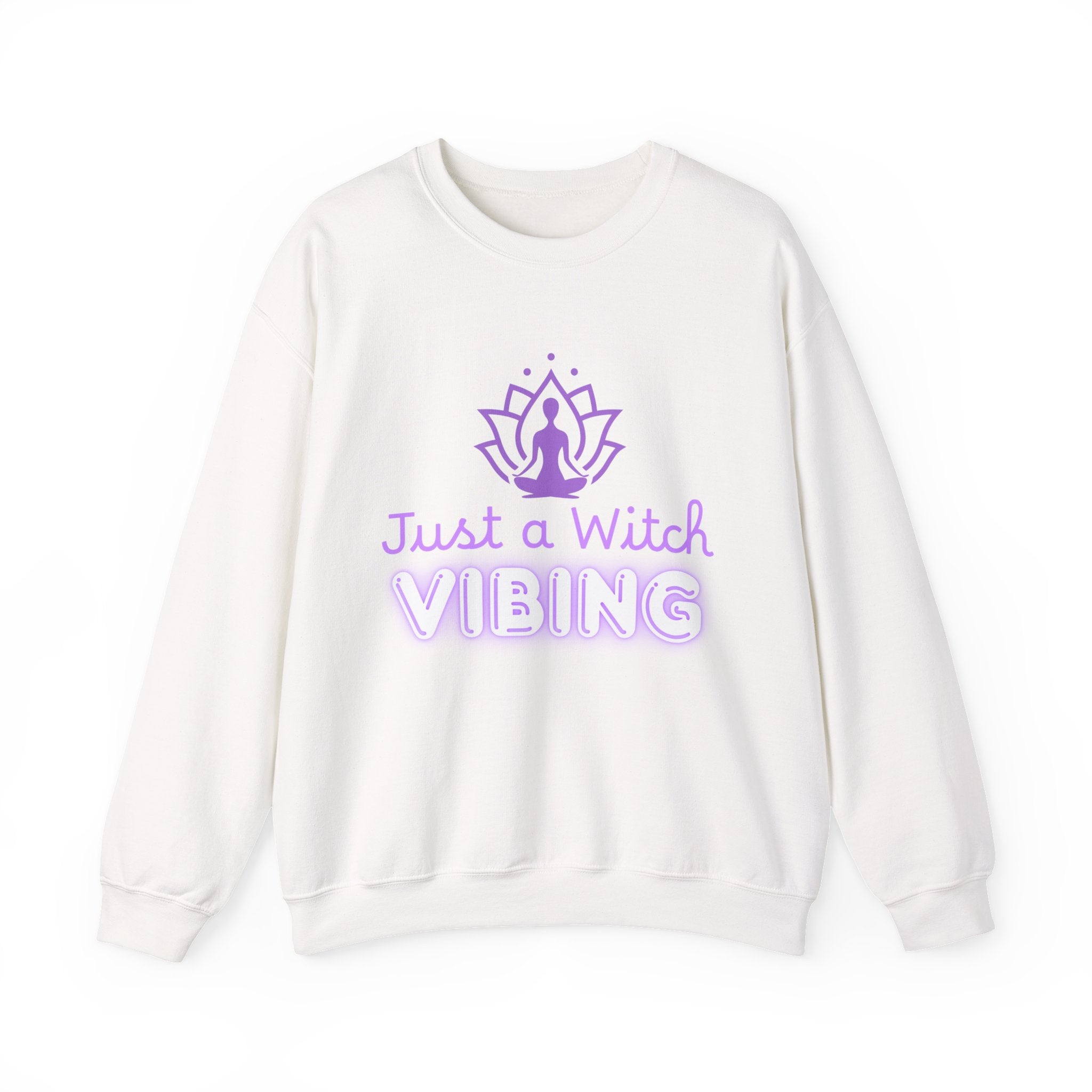 Just a Witch Vibing Crewneck Sweatshirt