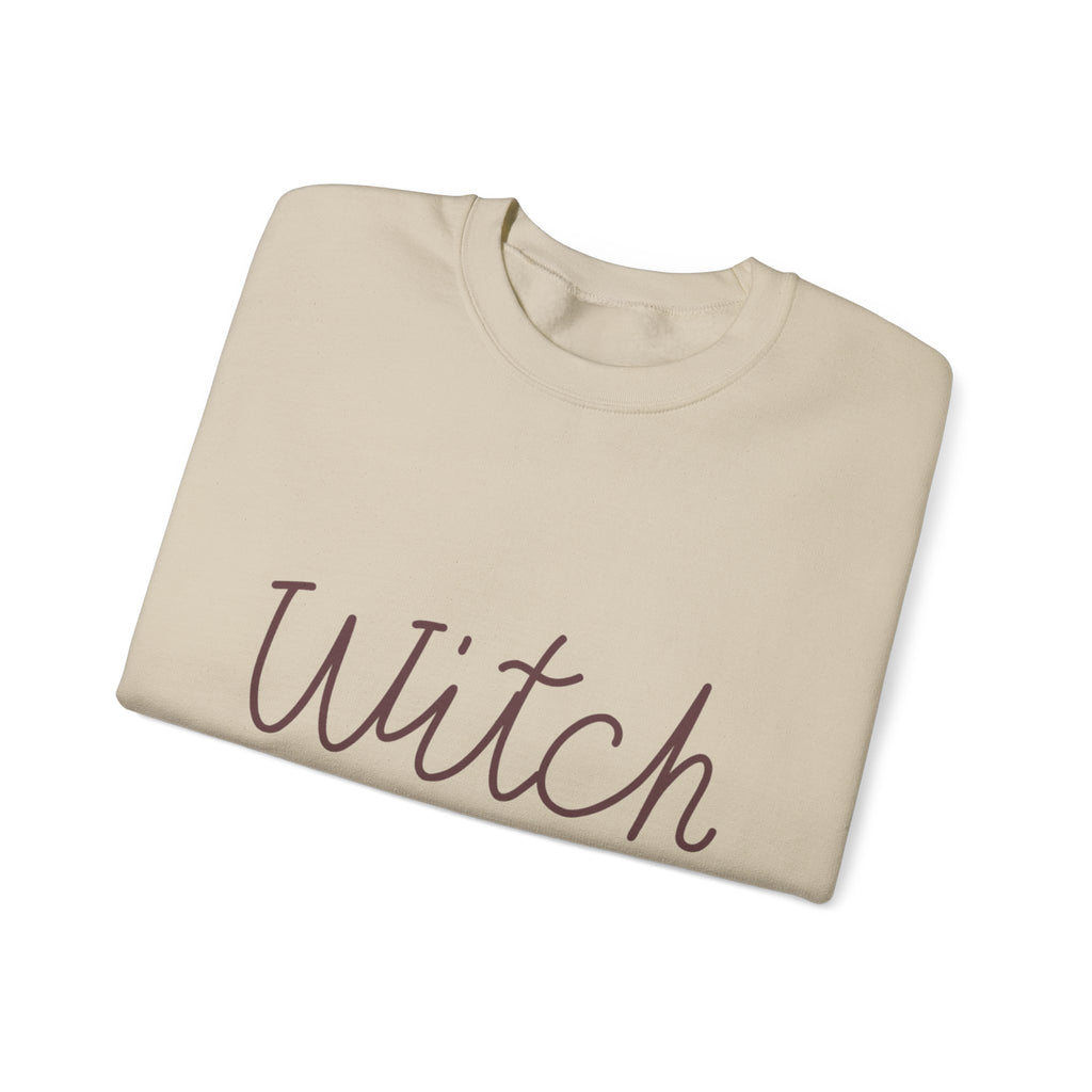 Witch Sweatshirt - Cozy Unisex Crewneck, Gift for Witches, Halloween Apparel, Casual Vibe, Everyday Comfort