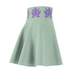 Lotus Flower Women's Skater Skirt - Trendy Spring Style