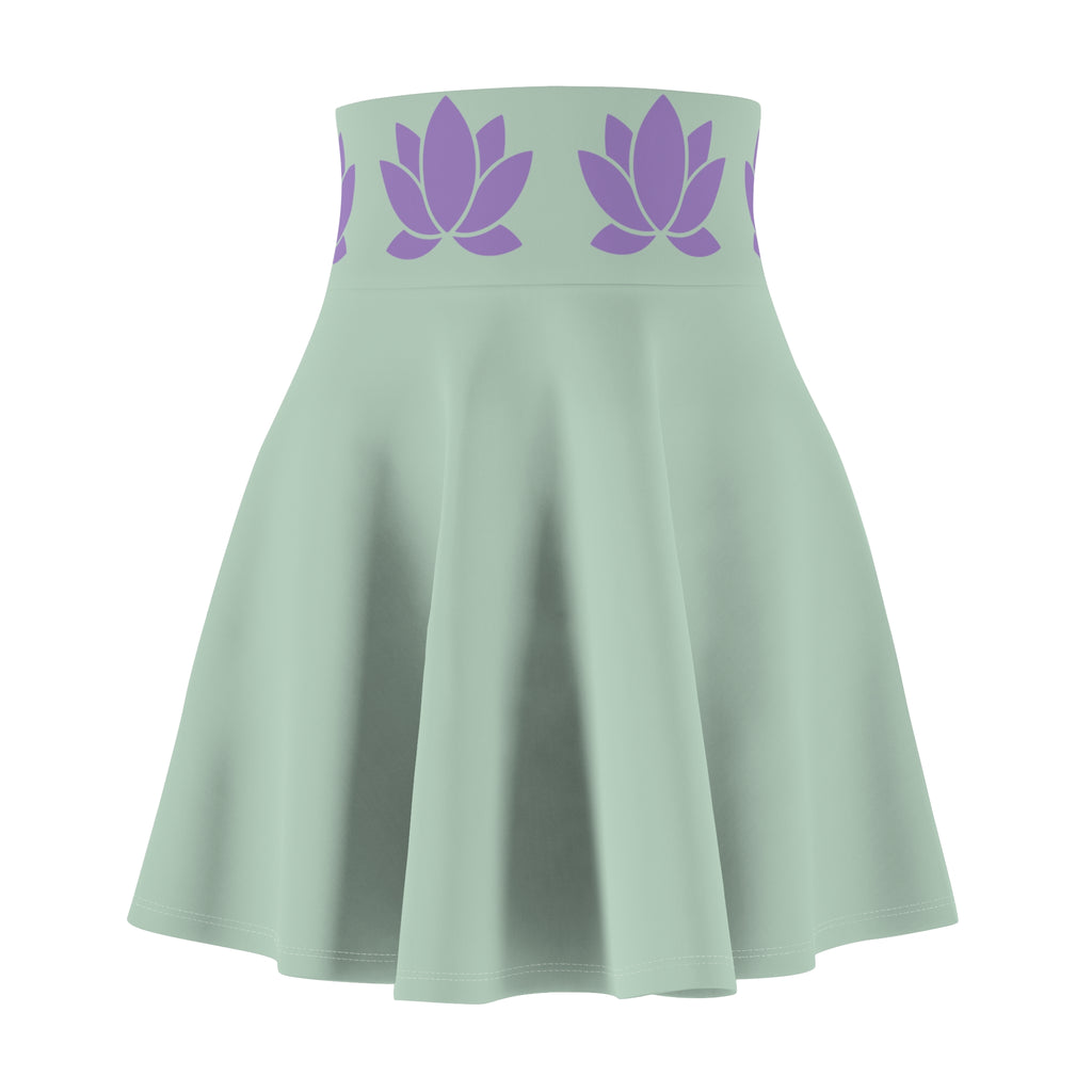 Lotus Flower Women's Skater Skirt - Trendy Spring Style