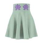 Lotus Flower Women's Skater Skirt - Trendy Spring Style