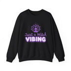 Just a Witch Vibing Crewneck Sweatshirt