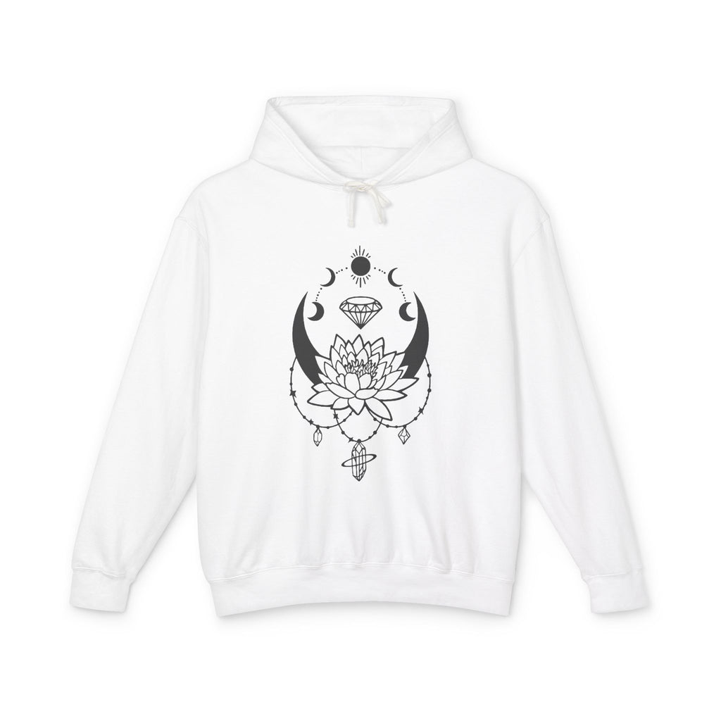 Lotus & Moon Unisex Lightweight Hooded Sweatshirt