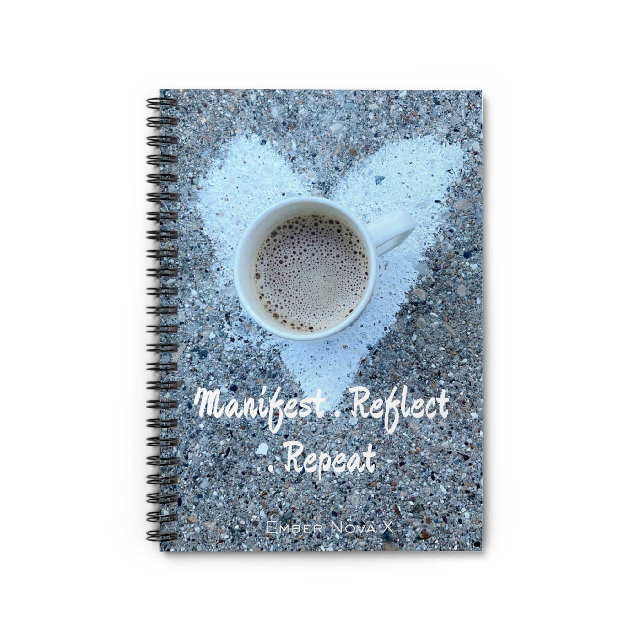 Heartfelt Coffee Spiral Notebook