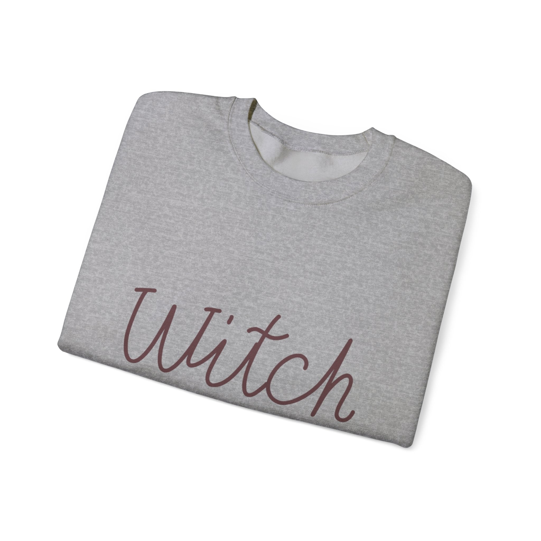Witch Sweatshirt - Cozy Unisex Crewneck, Gift for Witches, Halloween Apparel, Casual Vibe, Everyday Comfort