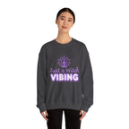Just a Witch Vibing Crewneck Sweatshirt