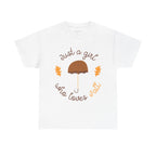 Just a Girl Who Loves Fall Tee, Unisex Autumn T-Shirt, Cozy Casual Wear, Fall Fashion, Gift for Fall Lovers, Seasonal Outfit