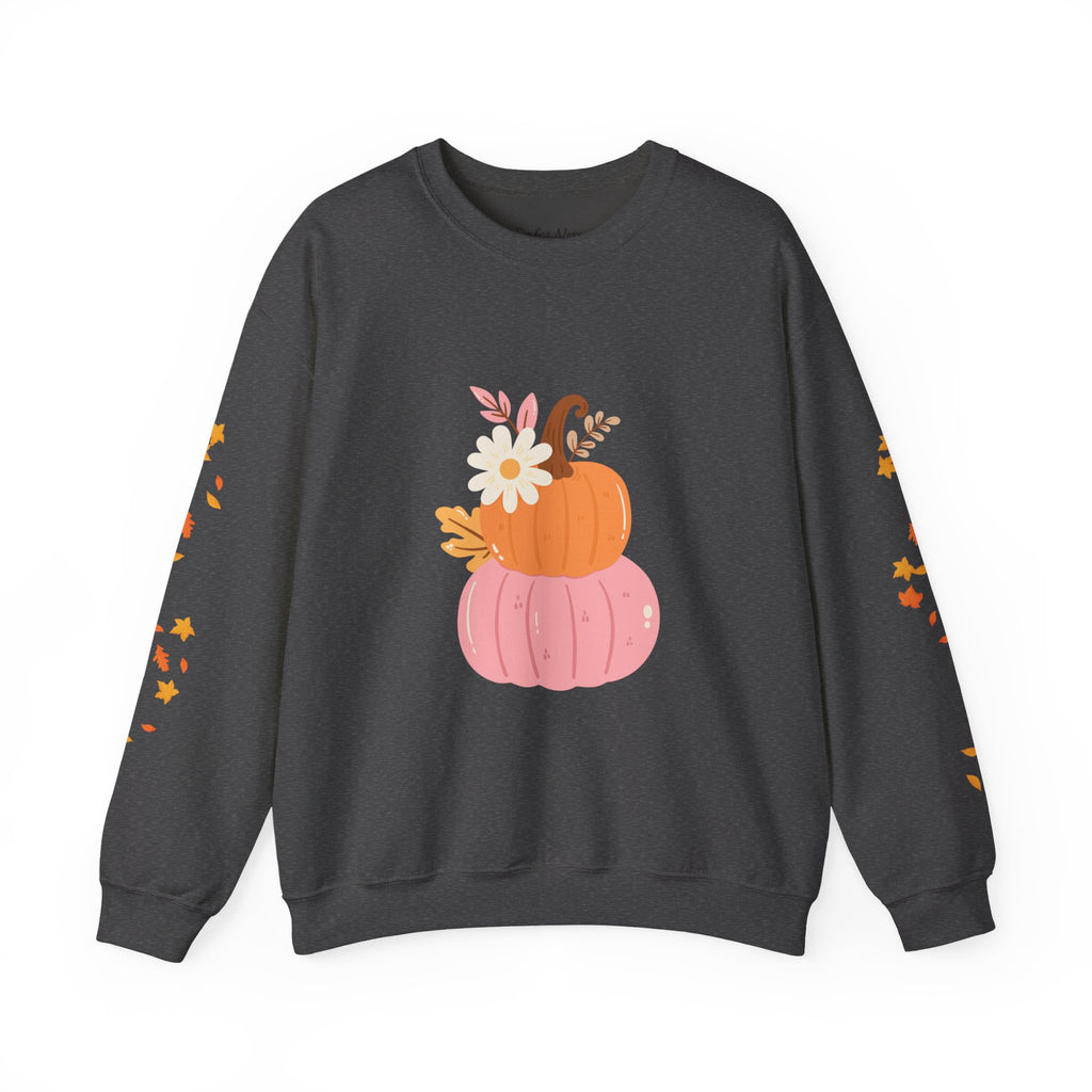 Autumn Harvest Crewneck Sweatshirt - Cozy Fall Fashion, Pumpkin Sweater, Seasonal Style, Gifts for Her, Thanksgiving Decor