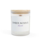 Ember Nova X Lavender Candle - 11oz Frosted Glass Aroma Therapy
