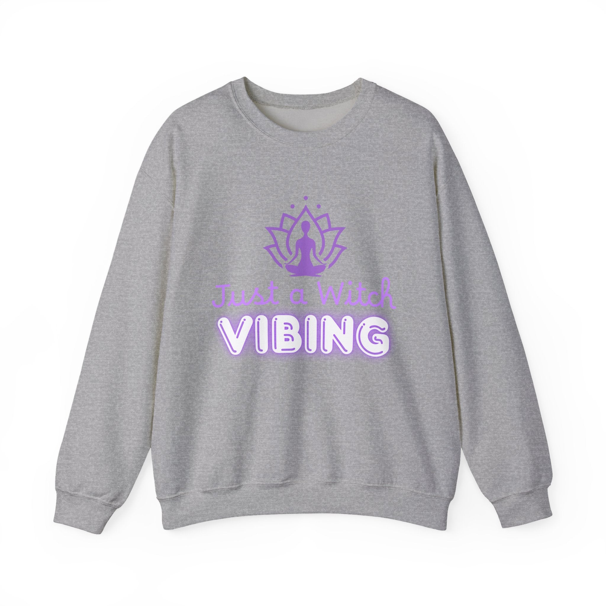 Just a Witch Vibing Crewneck Sweatshirt