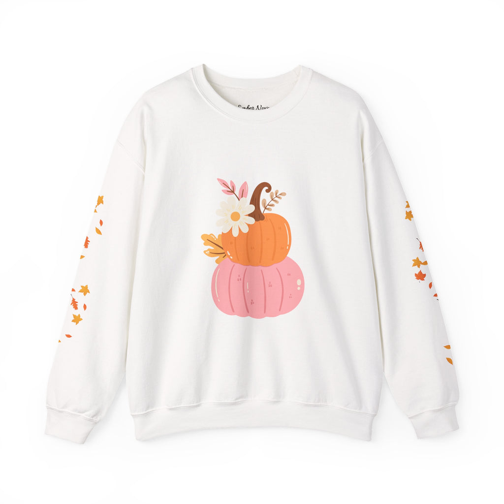 Autumn Harvest Crewneck Sweatshirt - Cozy Fall Fashion, Pumpkin Sweater, Seasonal Style, Gifts for Her, Thanksgiving Decor