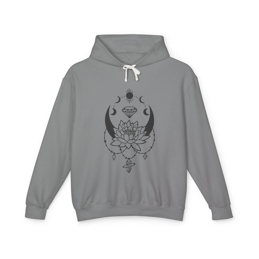 Lotus & Moon Unisex Lightweight Hooded Sweatshirt