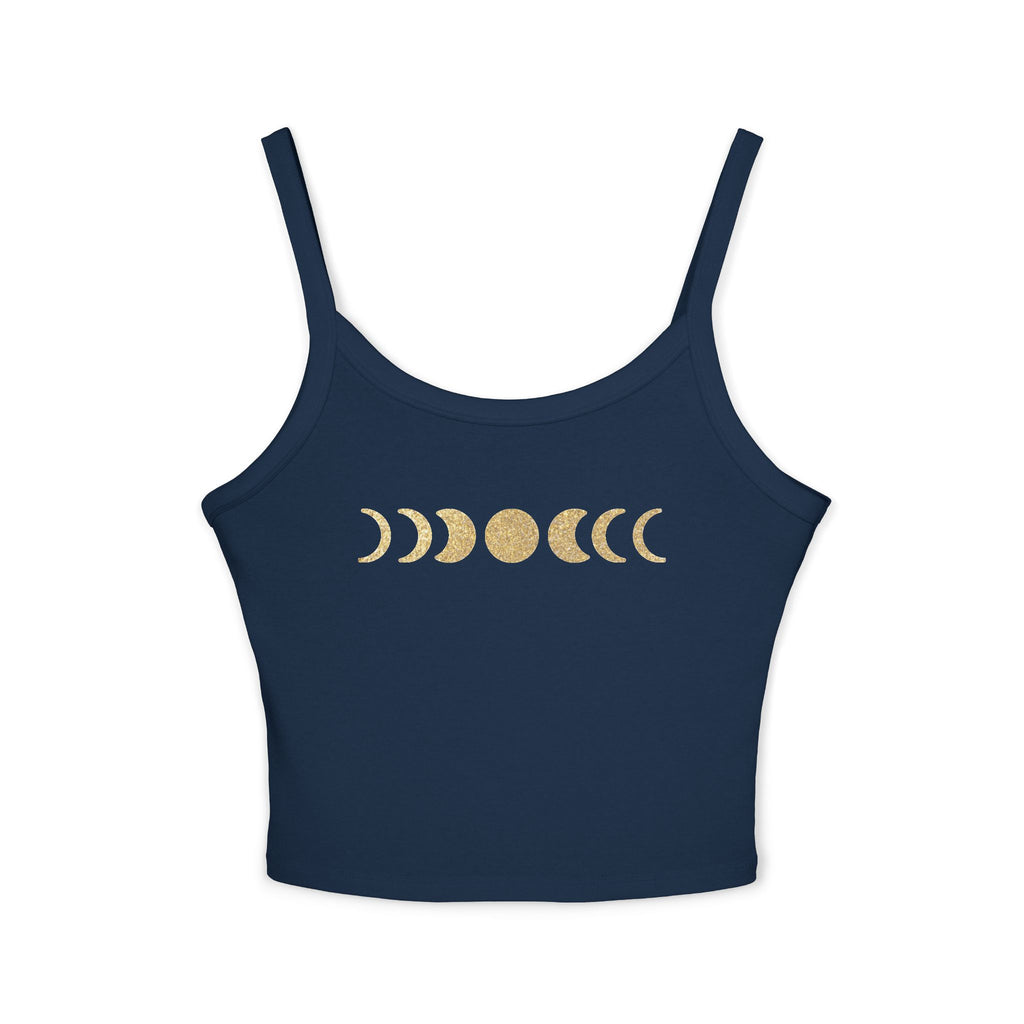 Celestial Phases Spaghetti Strap Tank Top