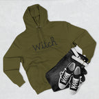 Witch Fleece Hoodie - Cozy Spellbinding Apparel for Witches, Gifts for Halloween, Winter Wear, Spiritual Gathering