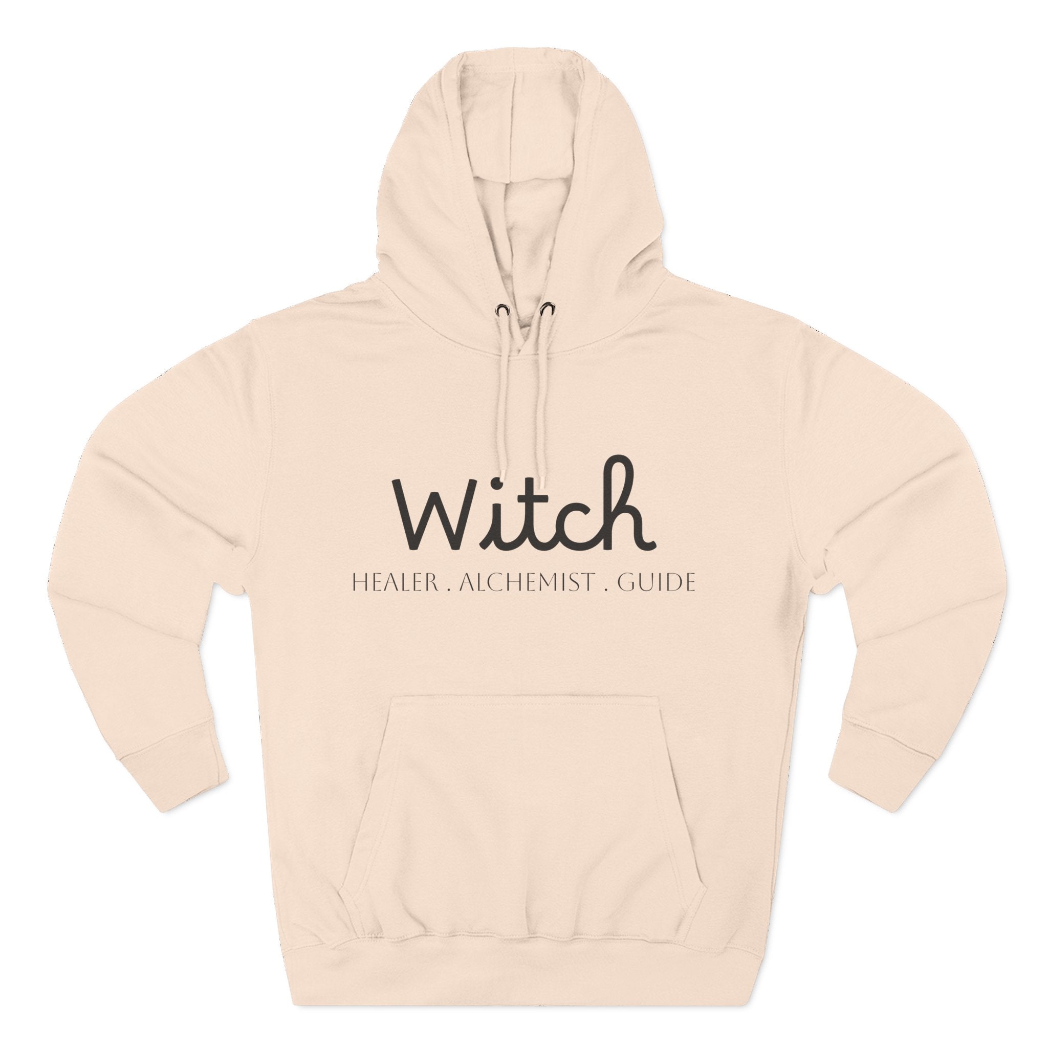Witch Fleece Hoodie - Cozy Spellbinding Apparel for Witches, Gifts for Halloween, Winter Wear, Spiritual Gathering