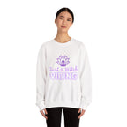 Just a Witch Vibing Crewneck Sweatshirt