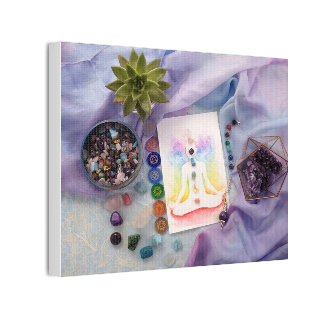 Chakra Meditation Canvas Print