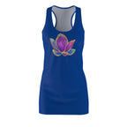 Lotus Flower Women's Racerback Dress - Casual Summer Style