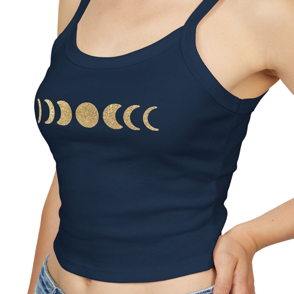 Celestial Phases Spaghetti Strap Tank Top