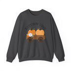 Autumn Love Crewneck Sweatshirt | Cozy Fall Apparel, Pumpkin Sweater, Harvest Gift, Thanksgiving Clothing, Seasonal Fashion