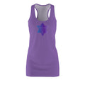 Mystical Purple Star Women's Racerback Dress